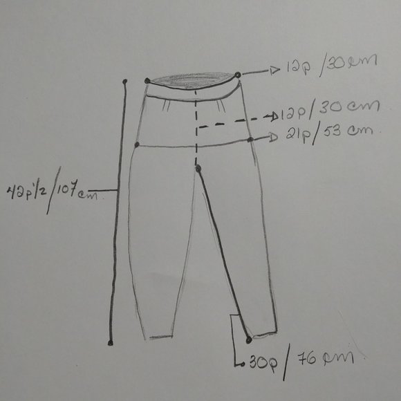 Vintage leather trousers year 80 - Picture 6 of 6